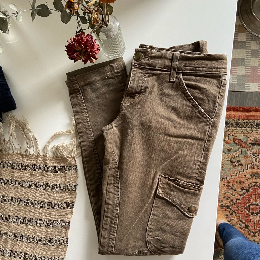 Current Elliot Cargo Pants low-rise